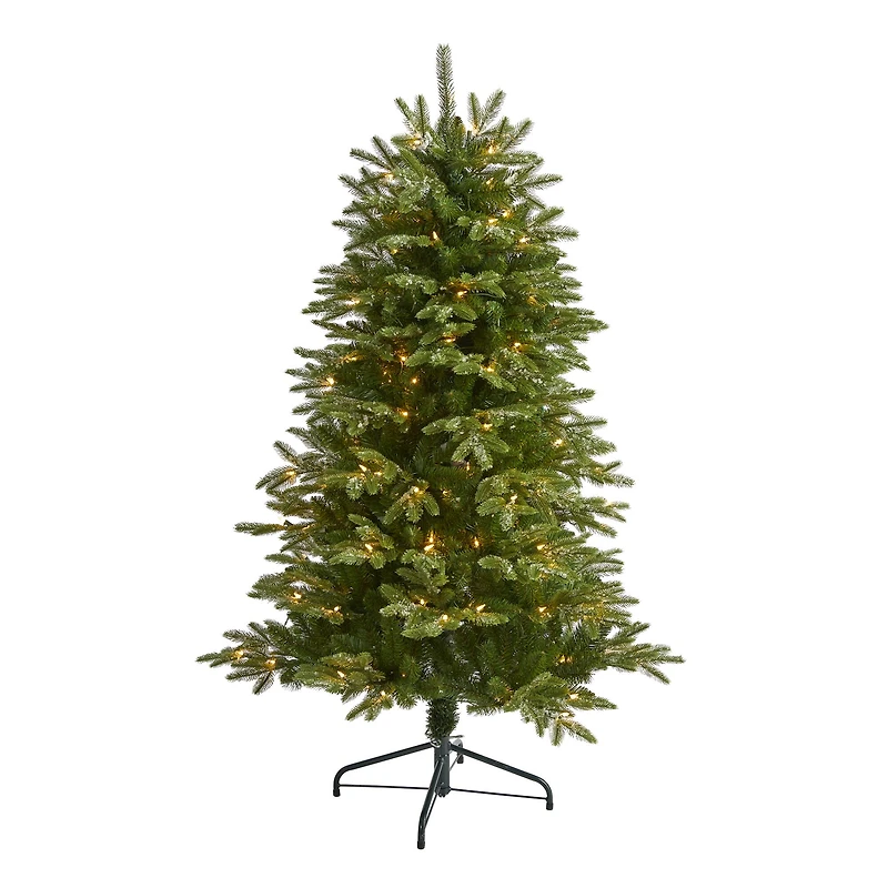 5ft. Pre-Lit Grand Teton Artificial Christmas Tree, Clear LED Lights