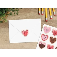 Teacher Created Resources® Frosted Heart Cookies Stickers, 72 Per Pack, 12 Packs total of 864