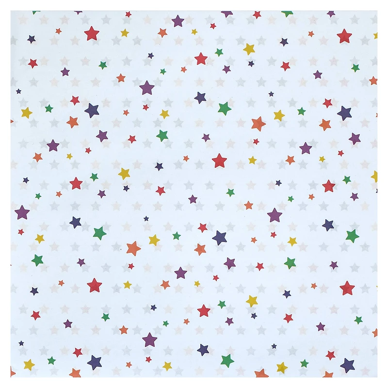 Rainbow Star Double-Sided Cardstock Paper by Recollections™, 12" x 12"