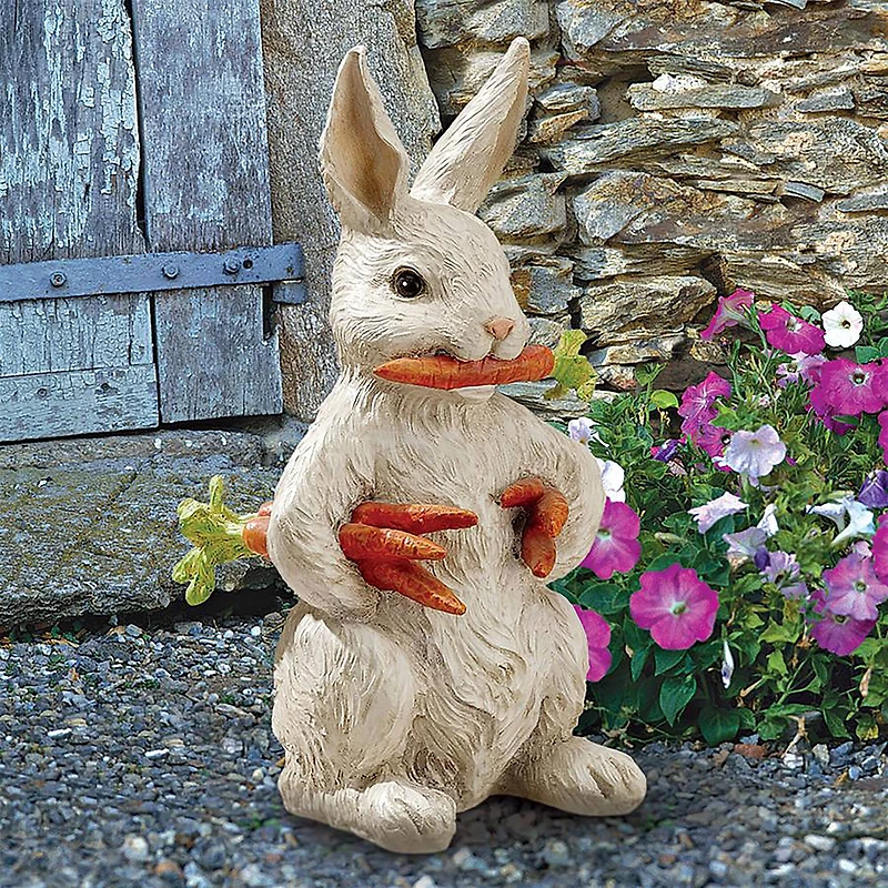 Design Toscano 12.5" Carotene the Bunny Rabbit Garden Statue