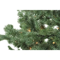 7.5ft. Pre-Lit Mountain Pine Artificial Christmas Tree, Clear Lights