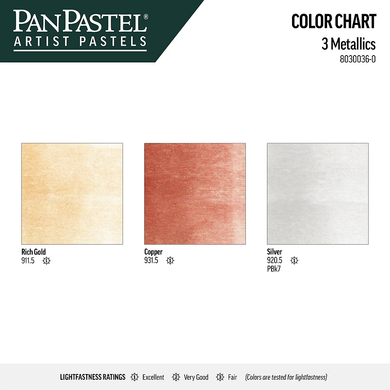 PanPastel® Metallic Artist Pastels