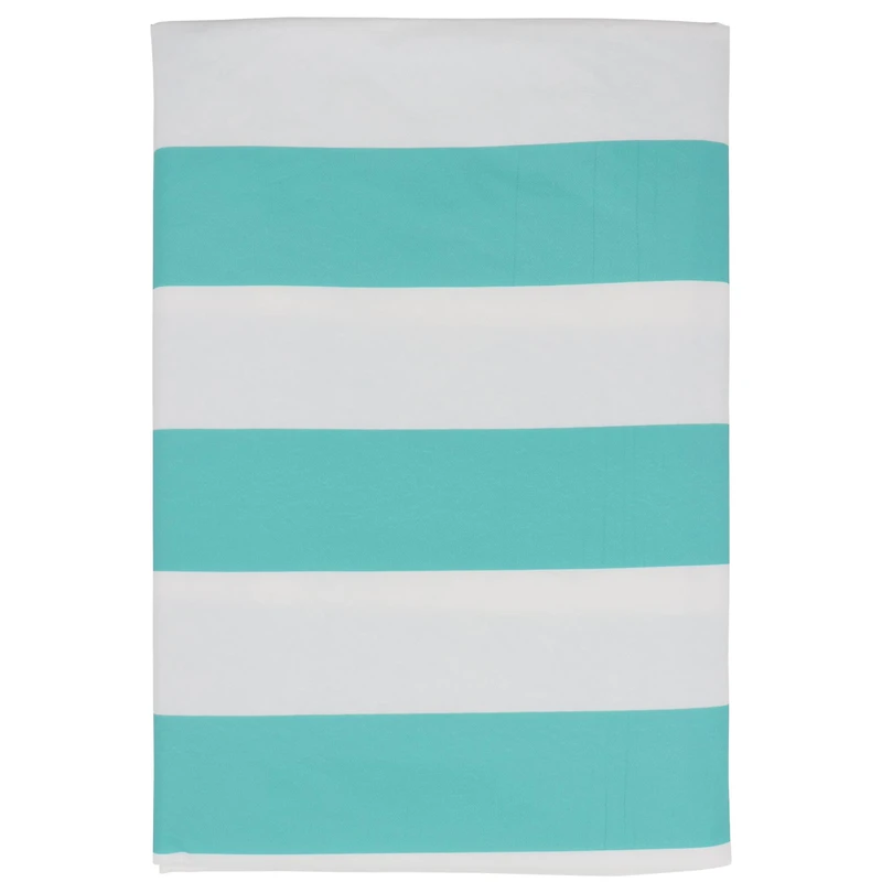 70" Blue Stripes Vinyl Table Cover by Ashland®