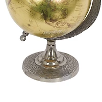 10" Brown Aluminum Traditional Globe