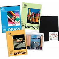 Pro Art Drawing Set Paper/Pencil Value Pack