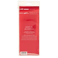 Hello, Artist! Long Handle White Taklon Flats & Rounds 12 Piece Brush Set