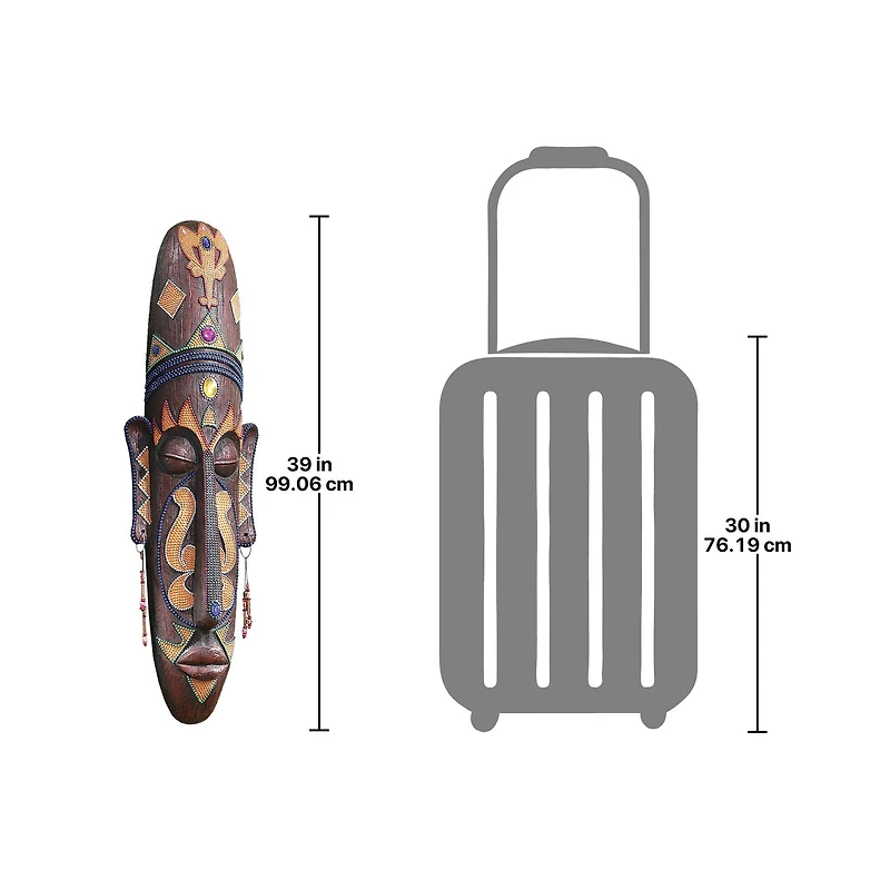 Design Toscano 39" Grand Scale Tribal Wall Mask