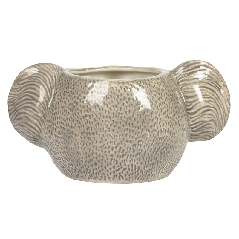 Hello Honey® 7.75" Round Ceramic Koala Head Planter