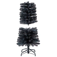 6ft. Unlit Black Sparkle Artificial Christmas Tree by Ashland®
