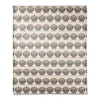 Kinara & Pattern Kwanzaa Fleece Throw