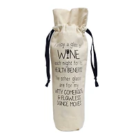 Personality Case™ Health Canvas Wine Bag