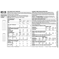 Simplicity® Pattern CS8519 (S-L/XS-XL)