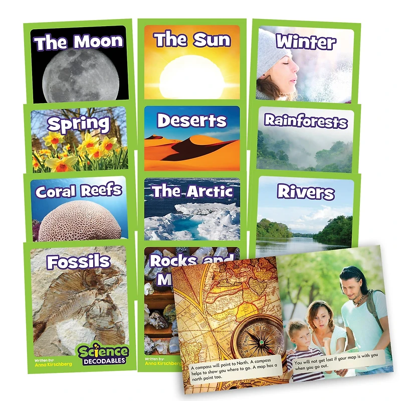 Junior Learning® Earth Science Decodables Phase 4 Non-Fiction Educational Learning Set