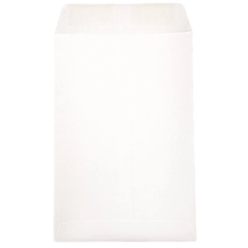 JAM Paper 6" x 9" White Open End Catalog Commercial Envelopes