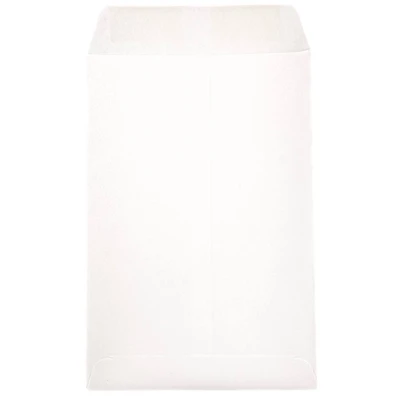 JAM Paper 6" x 9" White Open End Catalog Commercial Envelopes