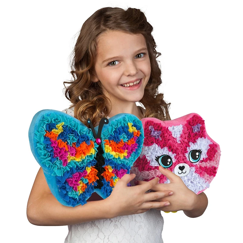 12 Pack: PlushCraft™ Fabric by Number Unicorn Pillow Kit