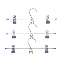 Honey Can Do Chrome Skirt/Pant Hangers, 6ct.