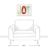 Joy 20x16 Canvas Wall Art