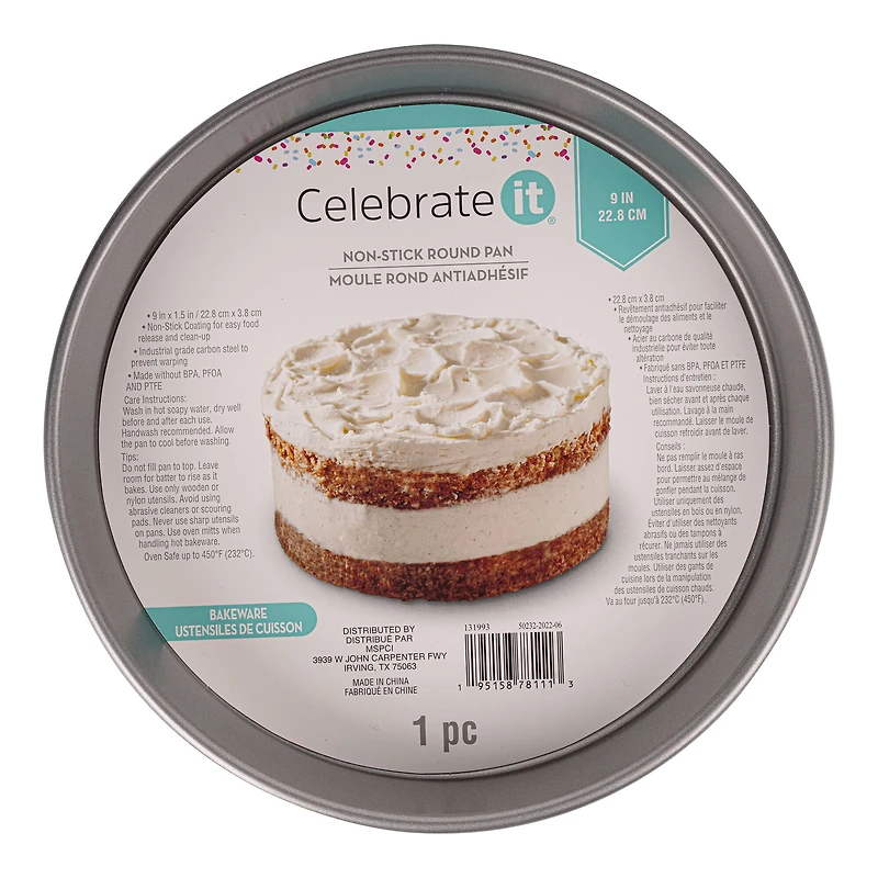 9" Non-Stick Round Pan by Celebrate It®