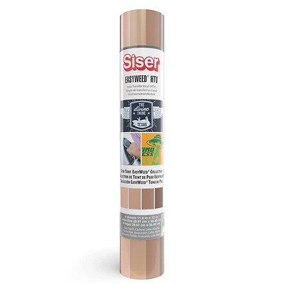 Siser EasyWeed Skin Tone Heat Transfer Vinyl 12in