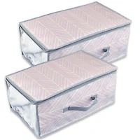 DII® Chevron Sweater Soft Storage Cube, 2ct.