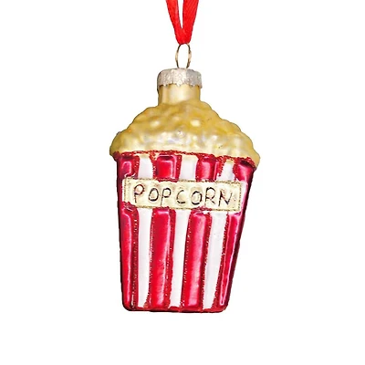 Wizardi 12" Glass Popcorn Christmas Ornament