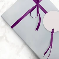 JAM Paper Metallic Silver Foil Gift Wrap