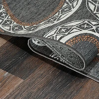 My Magic Carpet Serpentine Washable Rug