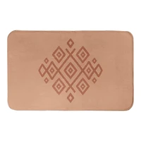 Terracotta Diamond 34" x 21" Bath Mat