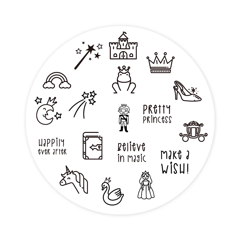 Princess Jar of Wood Stamps by Recollections™