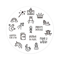 Princess Jar of Wood Stamps by Recollections™