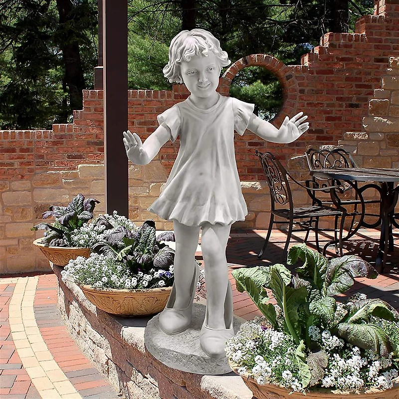 Design Toscano® 3ft. Hillary in Heels Garden Girl Statue