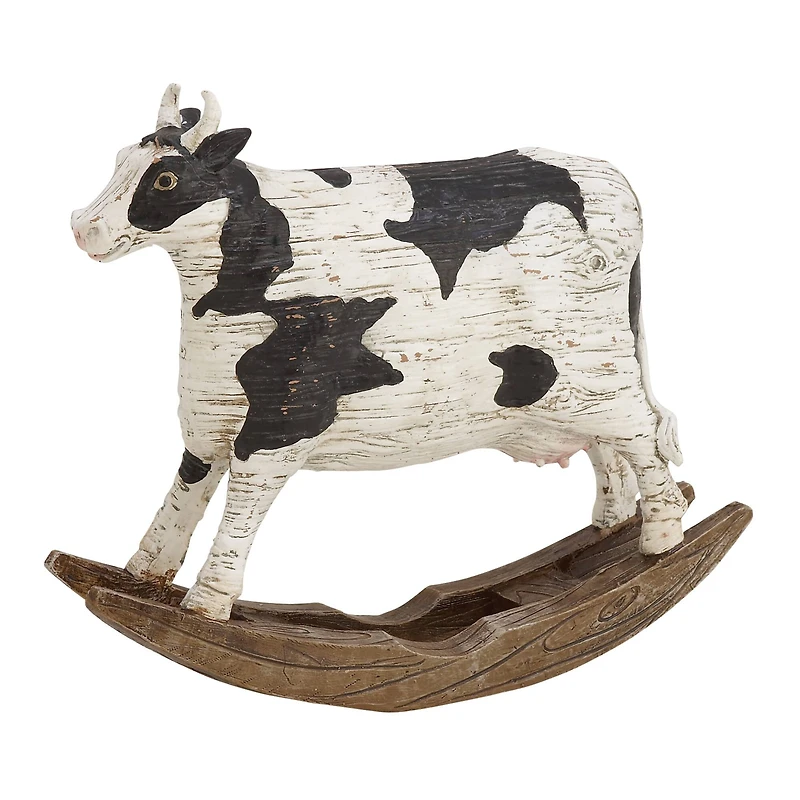 12" Farmhouse Cow Sculpture