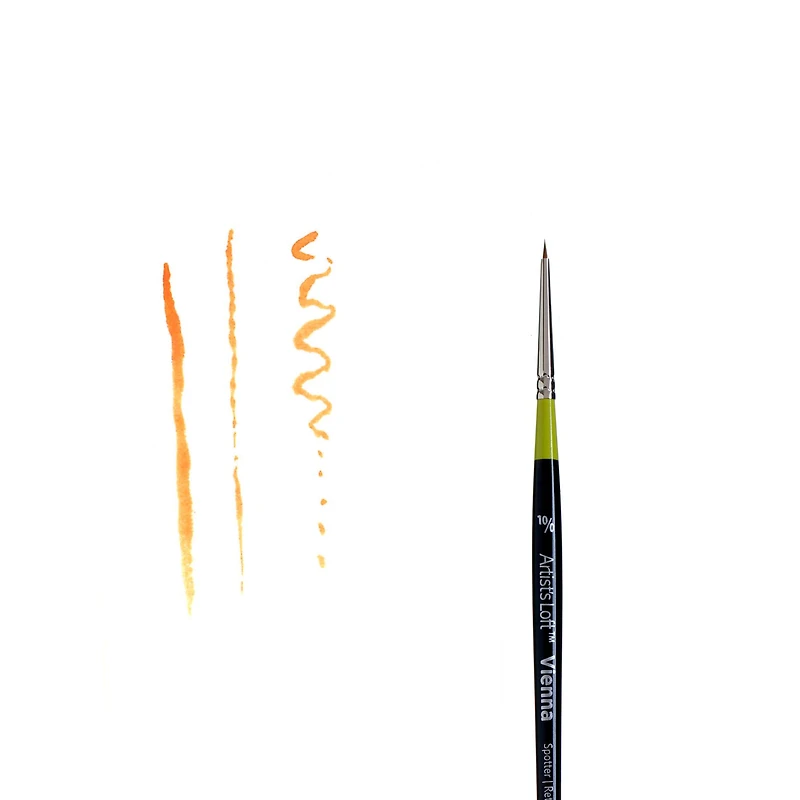 Golden Taklon Short Handle Spotter Brush by Artist's Loft™ Vienna