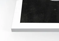 Moon Circle 6 11" x 14" White Framed Print Under Plexiglass