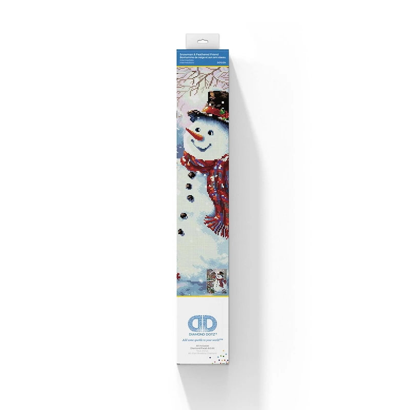 Diamond Dotz® Intermediate Snowman & Feathered Friend Diamond Facet Art Kit