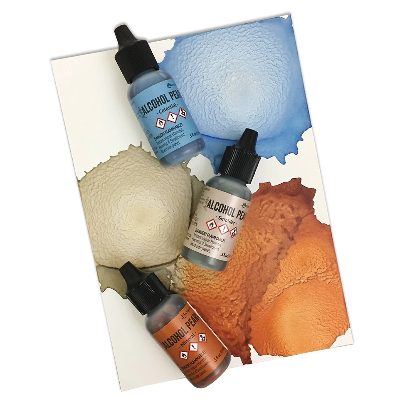 6 Packs: 3 ct. (18 total) Ranger Tim Holtz® Alcohol Ink Pearl Kit 1