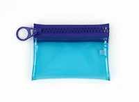 Everything Mary Blue & Purple Transparent Zipper Pouch