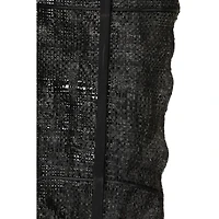 Set of 4" Black Sea Grass Eclectic Natural Foliage, 7" x 78"