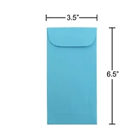 JAM Paper 3.5" x 6.5" Coin Business Envelopes