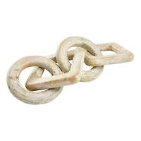 Hello Honey® 15.5" Whitewashed Mango Wood Chain Décor