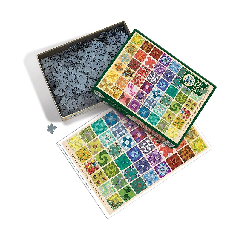 Common Quilt Blocks: 1000 Pcs