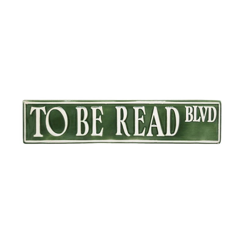 8.75" To Be Read Blvd. Ceramic Tabletop Sign by Ashland®