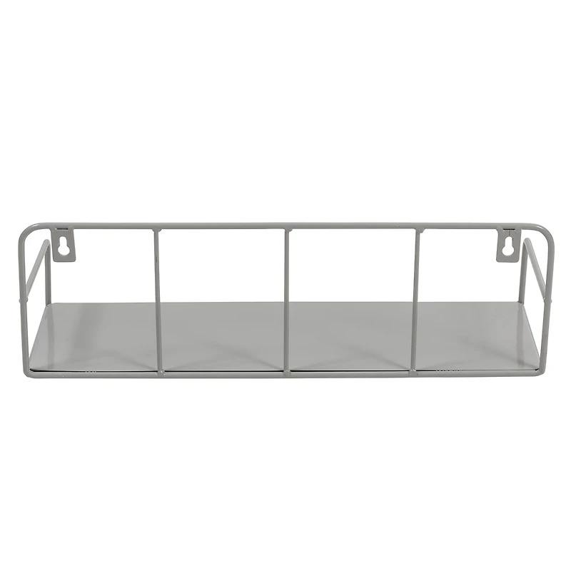 Honey Can Do Small Metal Floating Wall Shelf