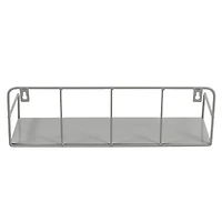 Honey Can Do Small Metal Floating Wall Shelf