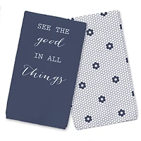 Good in All Things 16" x 25" Tea Towel Set of 2