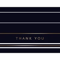 JAM Paper Vintage Stripe Everyday Thank You Card Set, 20ct.