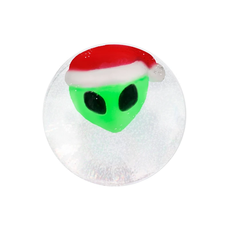 3" Alien Santa Light-Up Bounce Ball by Creatology™