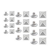 Assorted Rhodium Leather Rivet Mix by Bead Landing™