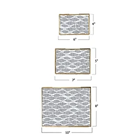 Hello Honey® 3 Pack Gold Brass Framed Photo Frame